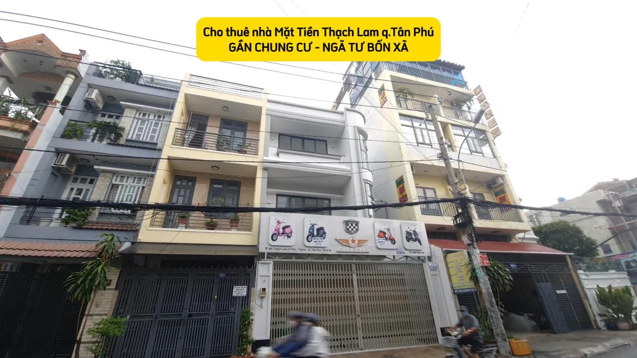 Cho thuê nhà mặt tiền Thạch Lam 144m², 2 Lầu - NGANG 8M - GẦN CHUNG CƯ - Ảnh chính